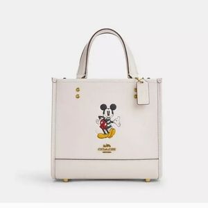 New! Disney X Coach Dempsey Tote 22 with Mickey Mouse
